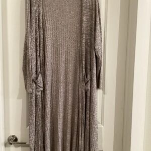 LuLaRoe Gray Long Cardigan